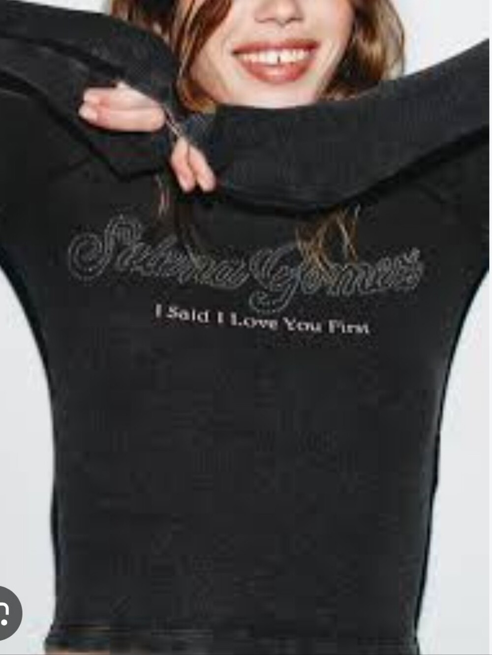 NWT Zara Black Long Sleeve Top